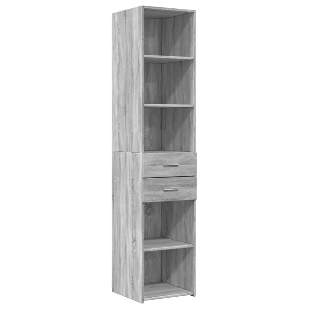 Buffet bahut commode armoire meuble de rangement organisateur cuisine salle de séjour salon haut sonoma 40 x 42,5 x 185 cm...