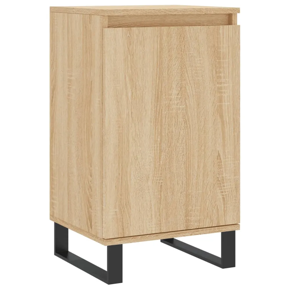 Buffet bahut commode armoire meuble de rangement organisateur cuisine salle de séjour salon sonoma 40 x 35 x 70 cm bois d'...