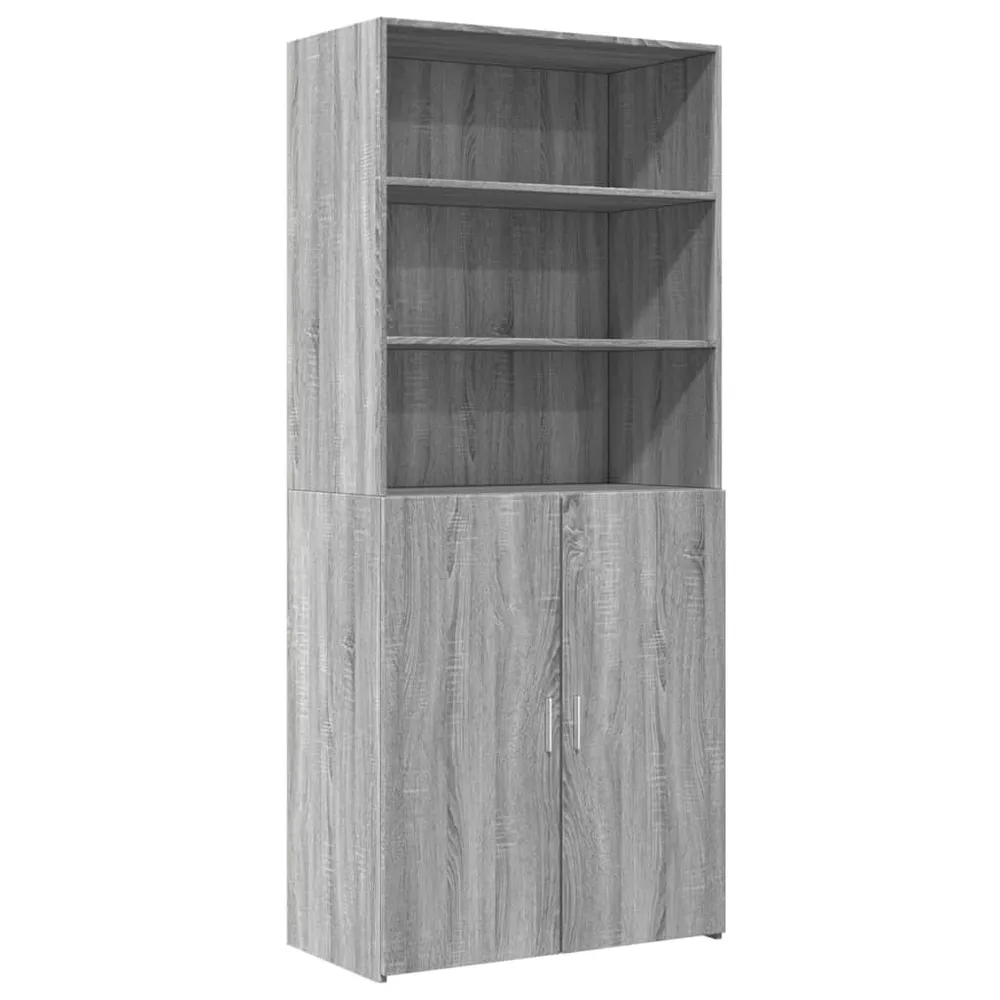 Buffet bahut commode armoire meuble de rangement organisateur cuisine salle de séjour salon haut sonoma 80 x 42,5 x 185 cm...