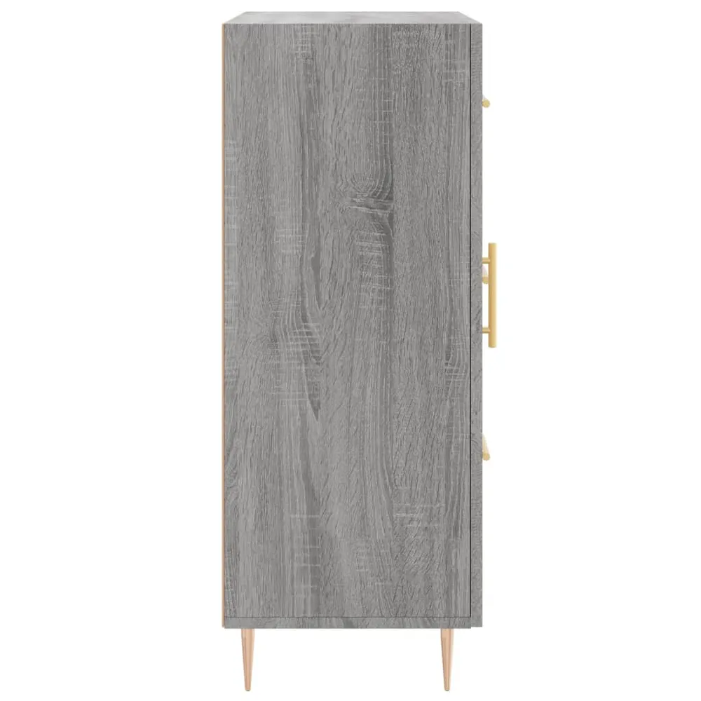 Buffet bahut commode armoire meuble de rangement organisateur cuisine salle de séjour salon sonoma 69,5 x 34 x 90 cm bois...