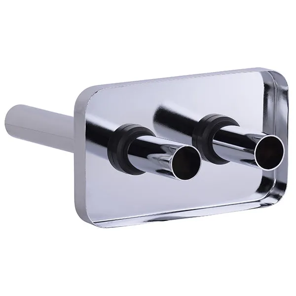 Cache Tube Carré + Plaque de Finition