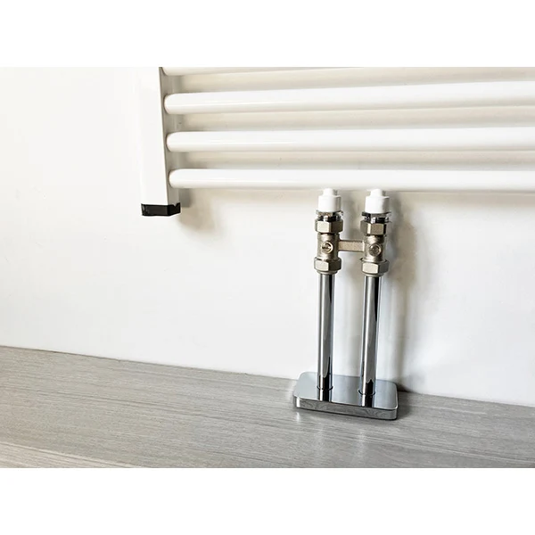 Cache Tube Carré + Plaque de Finition