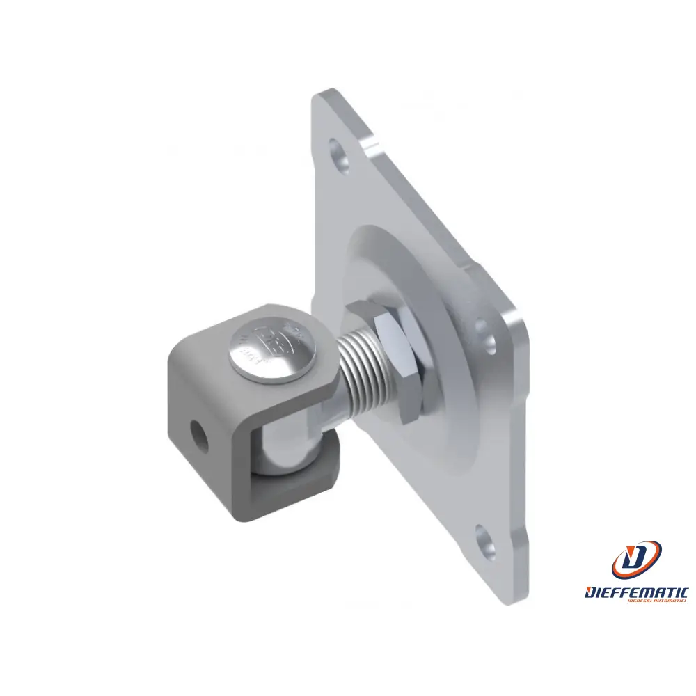 Cardine Piastra 4 Fori Bombata Fac 231B.22C Vc1206.A22 Automazione Automatismi