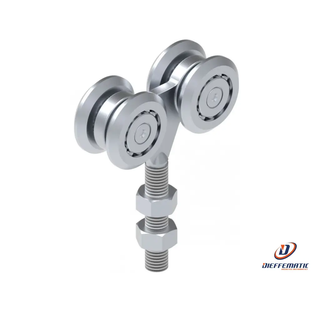 Carrello 4 Ruote Polyamide D.24 Mm Supporto Forgiato Fac Vb3202.024.N Automazione