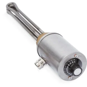 Chauffage à visser Schultze G1 1/2 laiton / V4A régulateur 0-95°C 45 kW profondeur d'immersion 370 mm EHK G112A00...