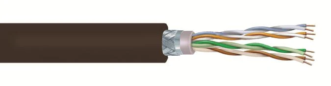 Commscope 4602106/10 24 AWG 4 Pair Sarcelle 2004 Sunlight and Oil Resistant Non Plenum F/UTP Cat5e Cable