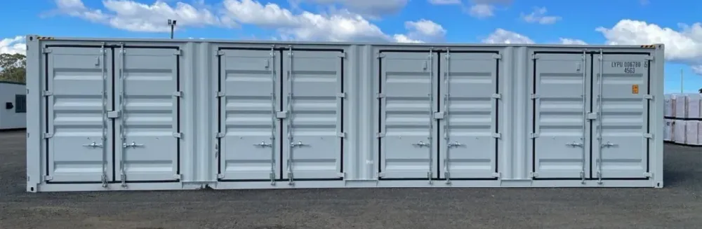 Conteneur maritime High Cube de 40 pieds avec 4 portes latérales