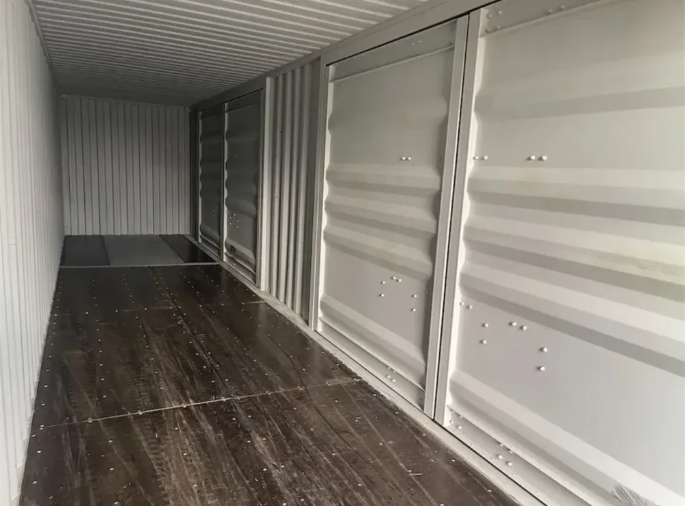 Conteneur maritime High Cube de 40 pieds avec 4 portes latérales