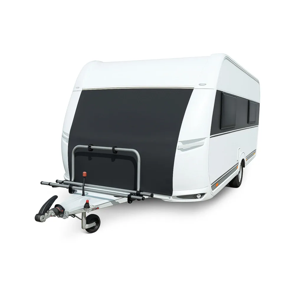 deiwo® Bugschutzplane für Wohnwagen 140x160 cm – Wetterfest Befestigung mit Kederschnur