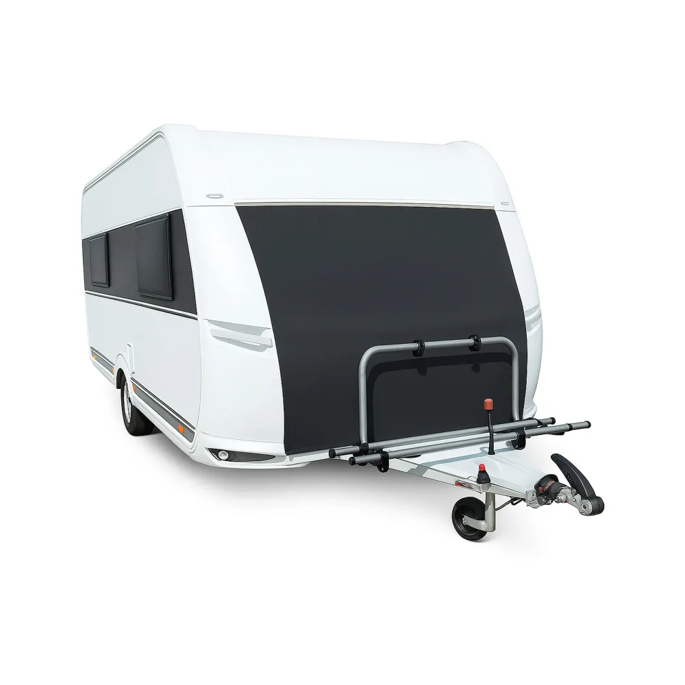 deiwo® Bugschutzplane für Wohnwagen 140x160 cm – Wetterfest Befestigung mit Kederschnur