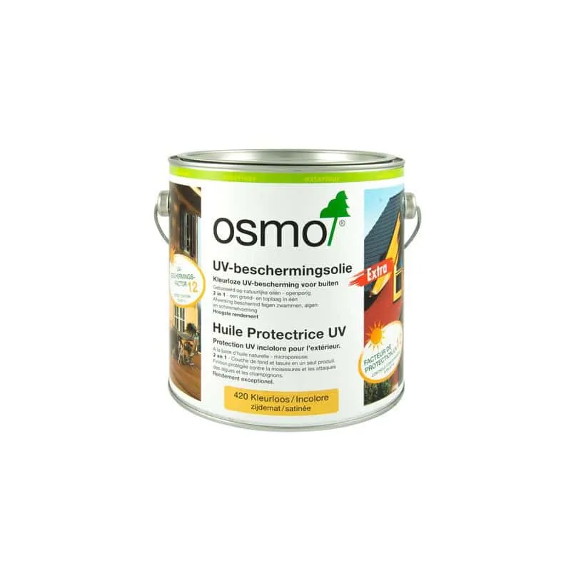 Huile protectrice U.V. 2,5 L incolore bardage OSMO 116 00 027