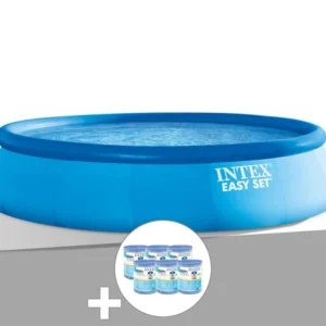 Kit piscine autoportée facile set 4,57 x 1,07 m + 6 cartouches de filtration
