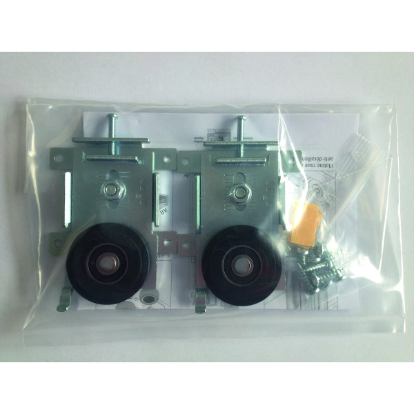 Kit 2 roues pour 1 vantail de placard coulissant KITROUPRO - SEED GAMMISTE
