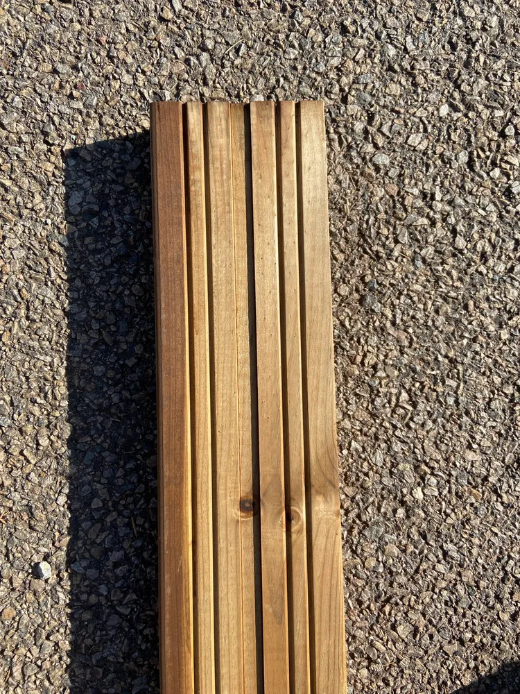 Lame de terrasse pin imprégné Classe 4 - 45x145 - L=4m (profil Cancun) (déclassé)