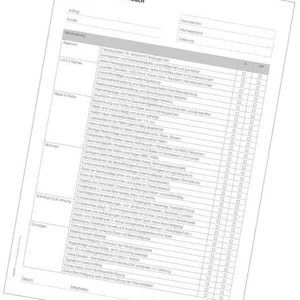 Liste de contrôle Eichner block HU selon §29 StVZO DIN A4 9036-00181 acquérir à bas prix