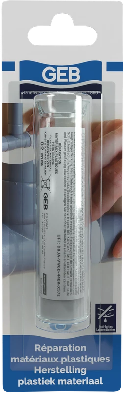Mastic GEB distinctif réparation pour plastiques 82mm