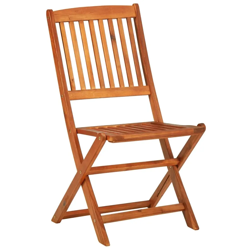 Mobilier à dîner de jardin 11 pièces bois d'acacia massif 02_0014736