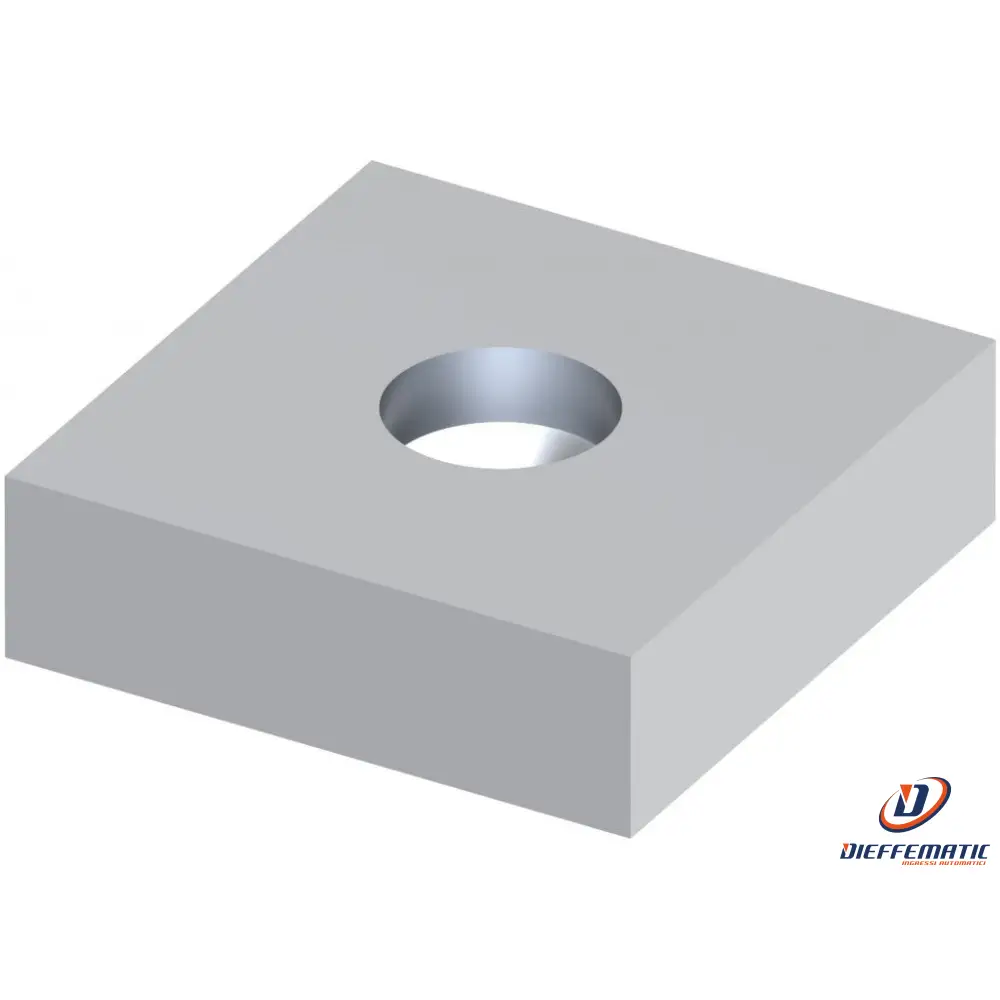 Piastra Da 50 Mm Inox Per Cardini 18 Ma Fac 1122 Vc2201.020.I Automazione Nuovo