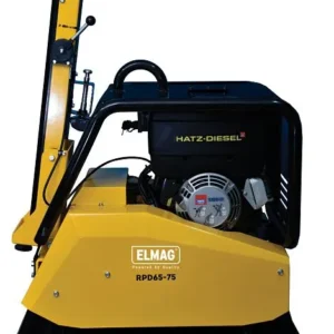Plaque vibrante ELMAG réversible RPD65-75 avec Hatz-Diesel 1B50 force centrifuge 6500 avec cadre de protection en acier 63...