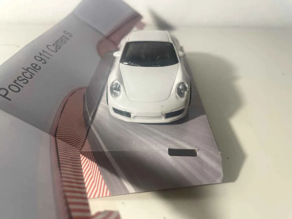 Porsche 911 Carréra S blanche - Mondo Motors avec notice de montage