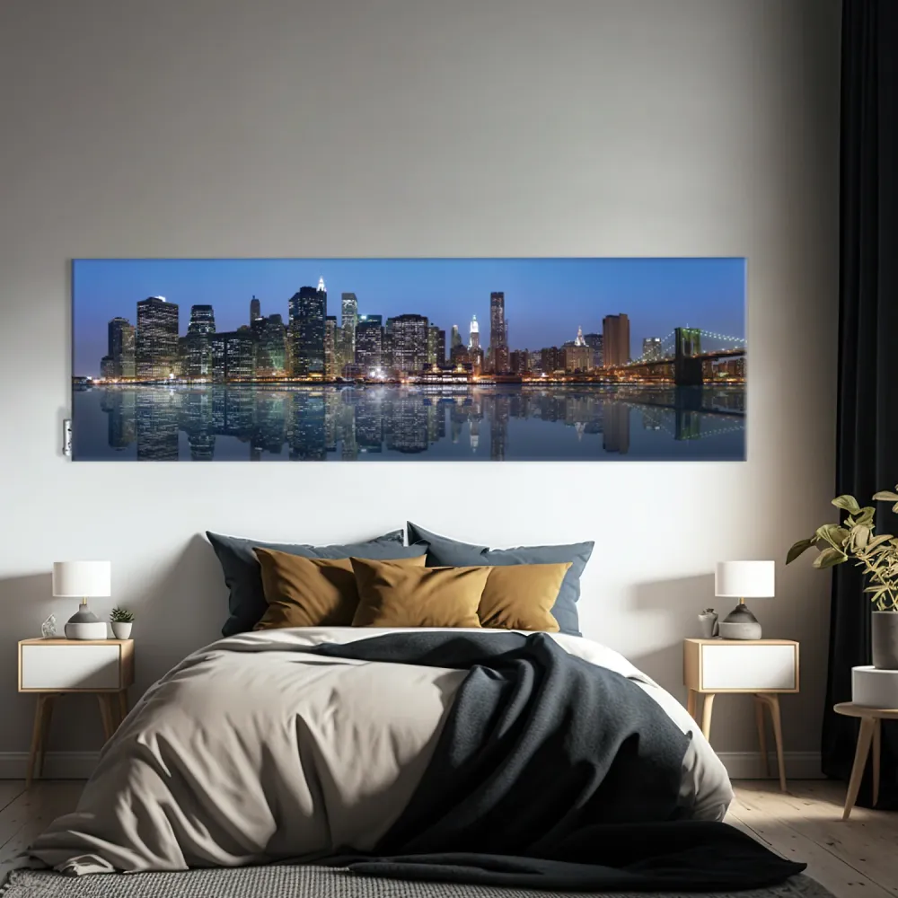 Radiateur design ligne TermoCrea Modèle 'New York' cm 36x180 à plaque horizontale entraxe mm 50