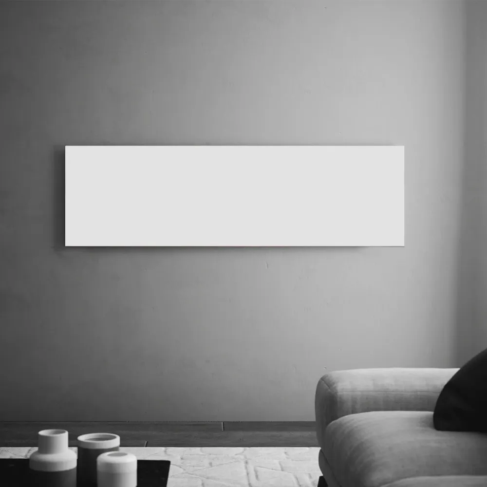Radiateur électrique à plaque horizontale Scirocco modèle TermoCrea Blanc 510x1800 mm