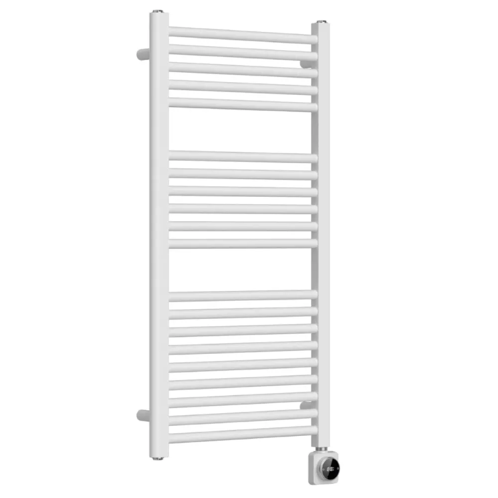 Radiateur sèche-serviettes électrique pour salle de bain avec thermostat numérique 1160x450 avec puissance de 400 Watt Col...