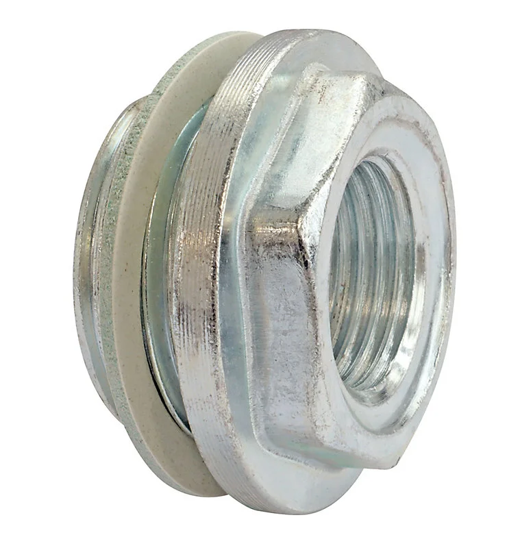 Réduction en laiton nickelé droit pour radiateur Mâle 26/34 - Femelle 15/21 Somatherm you