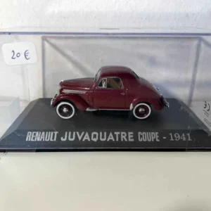 Renault Juvaquatre coupé bordeaux de 1941