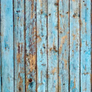 Toile de fond en bois cassé bleu pour la photographie des enfants G-404