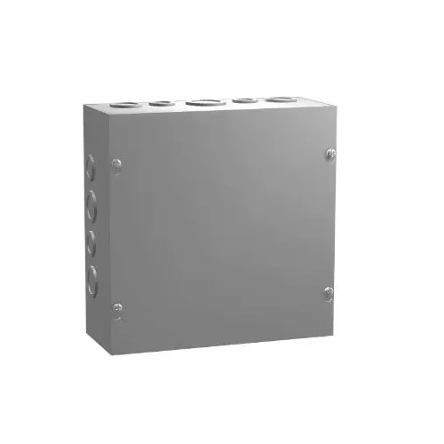 10" x 10" x 6" Type 1 Mild Steel Screw Cover Junction Box Perle CSKO10106