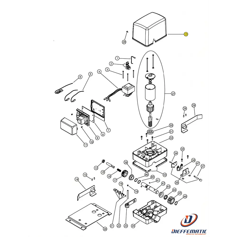 121315/3 Carter Simply Kv6 24 Ricambio avec Certificat de Qualité