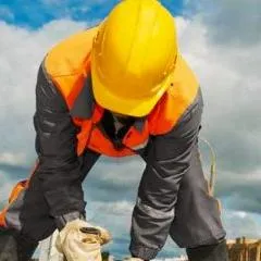 CASQUE DE PROTECTION - CASQUE DE TRAVAIL - Casque De Chantier JAUNE pour Quad et SSV