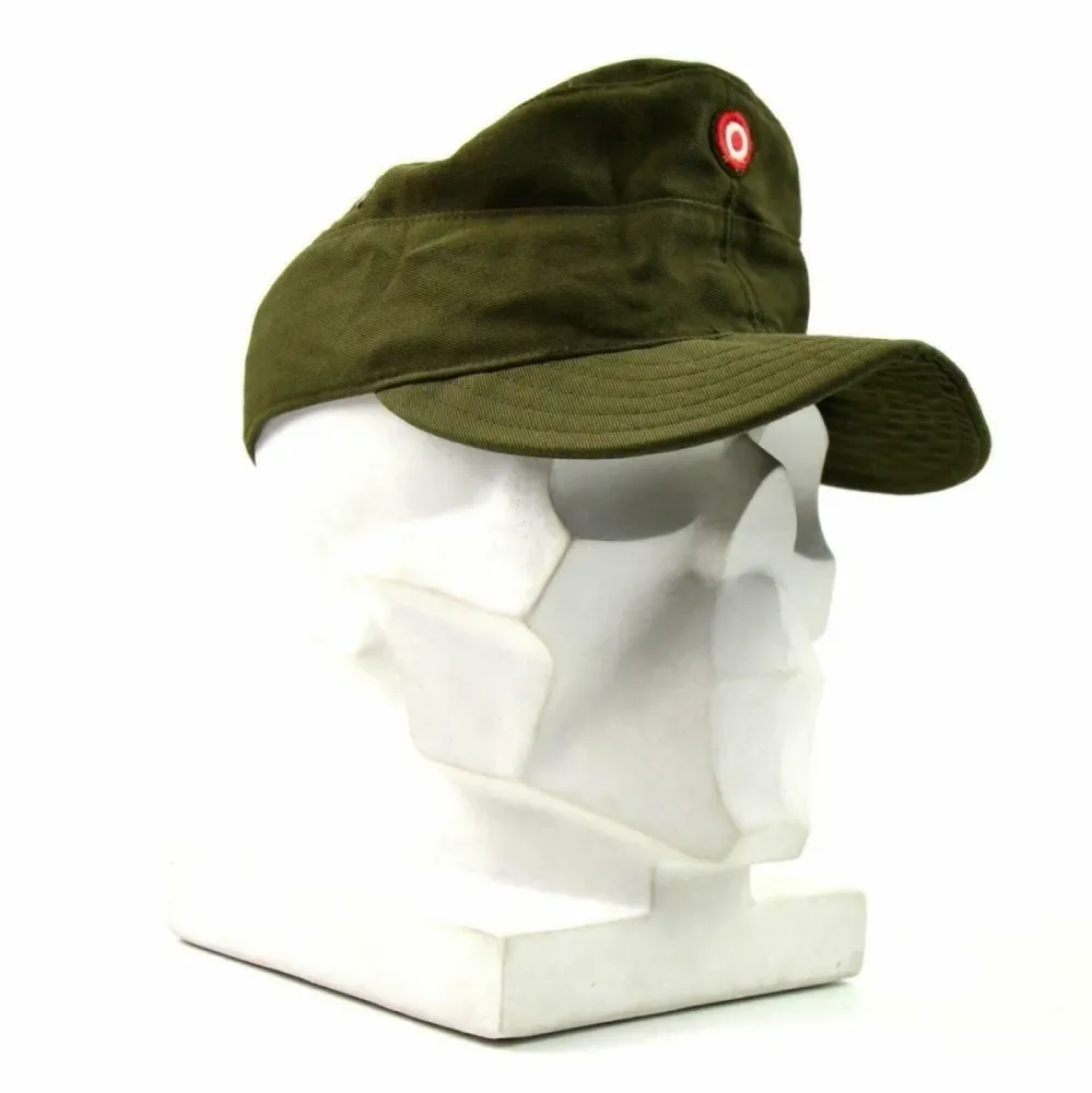 Casquette de combat garanti des troupes excédentaires militaires autrichiennes olive OD Austria en Polyester renforcé