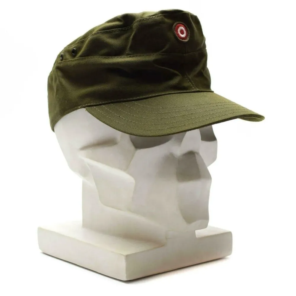 Casquette de combat garanti des troupes excédentaires militaires autrichiennes olive OD Austria en Polyester renforcé