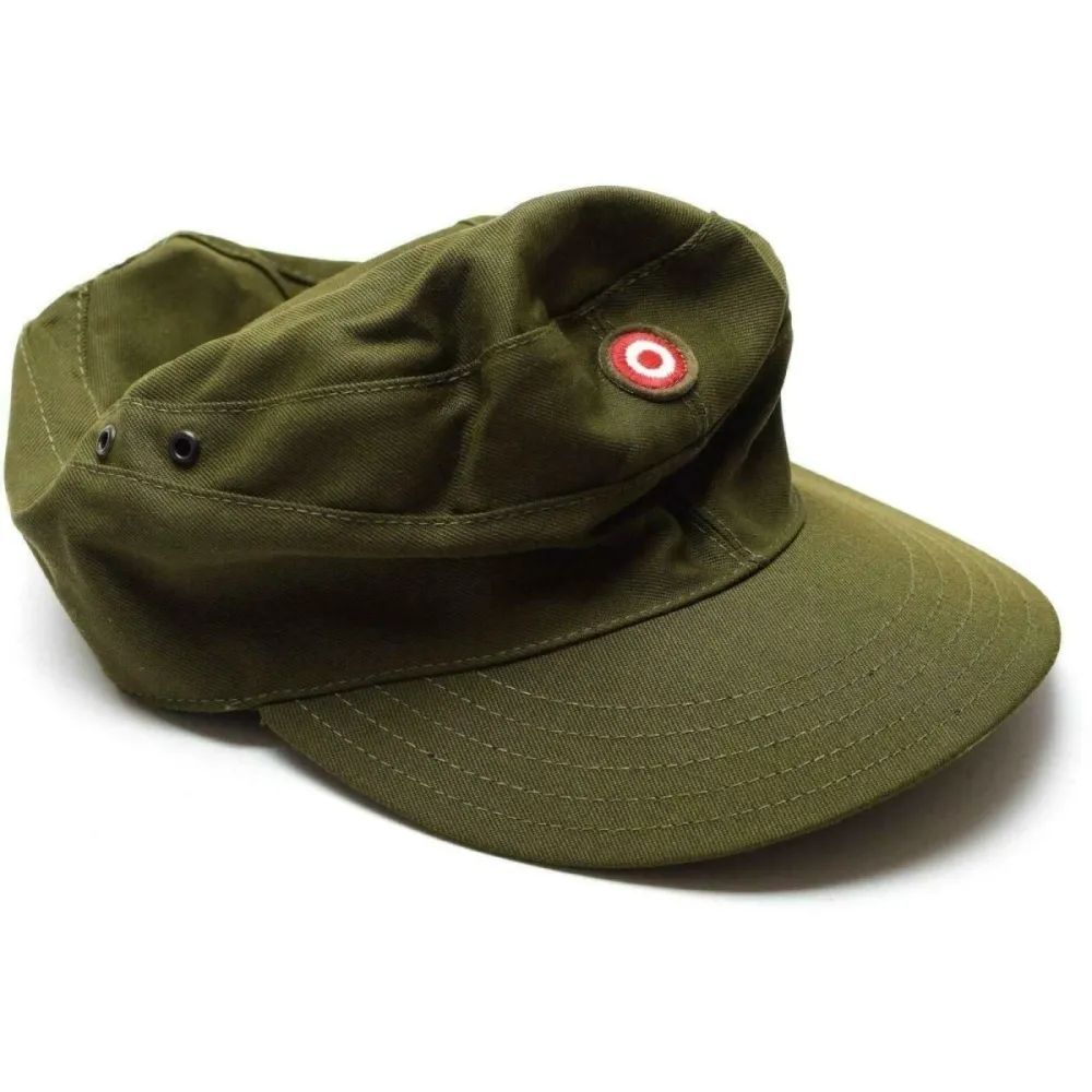 Casquette de combat garanti des troupes excédentaires militaires autrichiennes olive OD Austria en Polyester renforcé