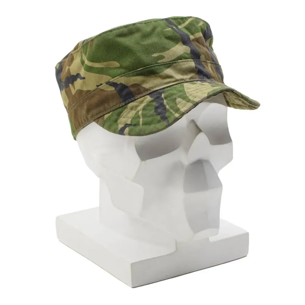 Coffre de rangement Casquette de fatigue militaire néerlandaise originale pour l'extérieur, camouflage tactique des bois