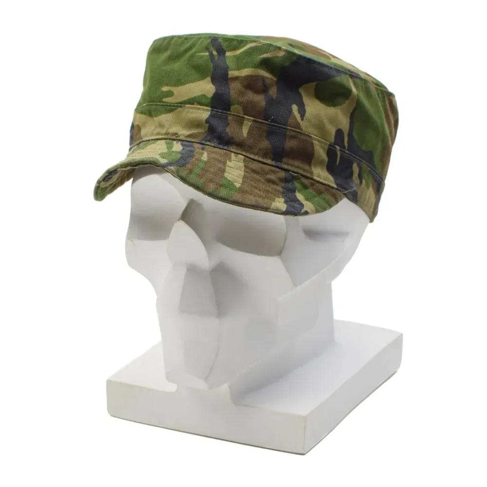 Coffre de rangement Casquette de fatigue militaire néerlandaise originale pour l'extérieur, camouflage tactique des bois