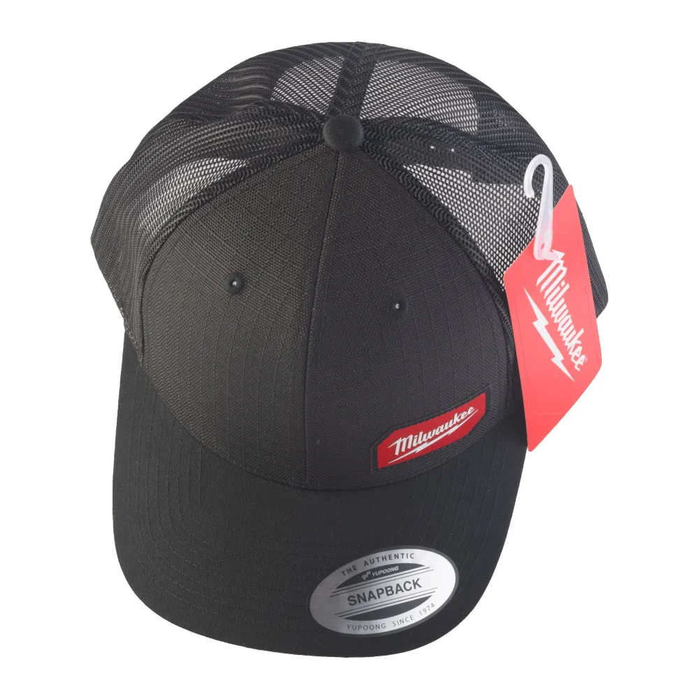Milwaukee Snapback Trucker Cap - Noir Certifié CE