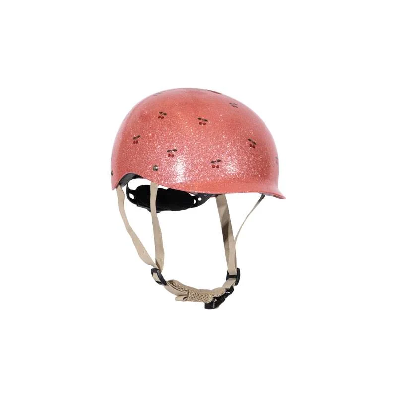 Support de transport Konges Sløjd Cykelhjelm - Glitter - Cerisier - Glitter