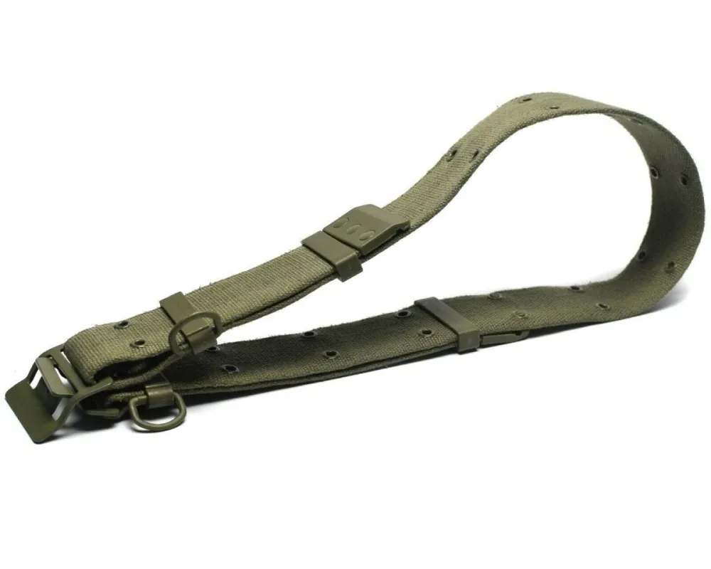 Bâche de protection Ceinture en toile originale de l'armée française Famas Olive OD ceinture en toile France Militaire NEUF