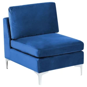 Haute Protection En velours 1-Seat Section Blue EVJA