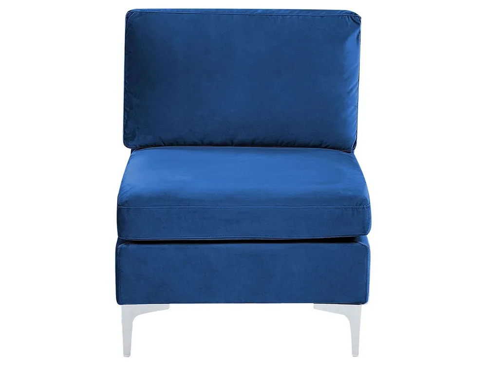 Haute Protection En velours 1-Seat Section Blue EVJA