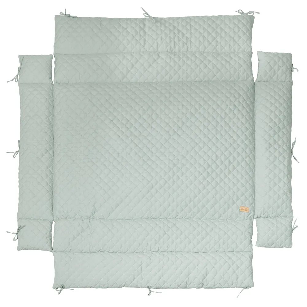 Laufgittereinlage 'roba Style' für Laufgitter 75 x 100 bis 100 x 100 cm - Frosty Vert olive