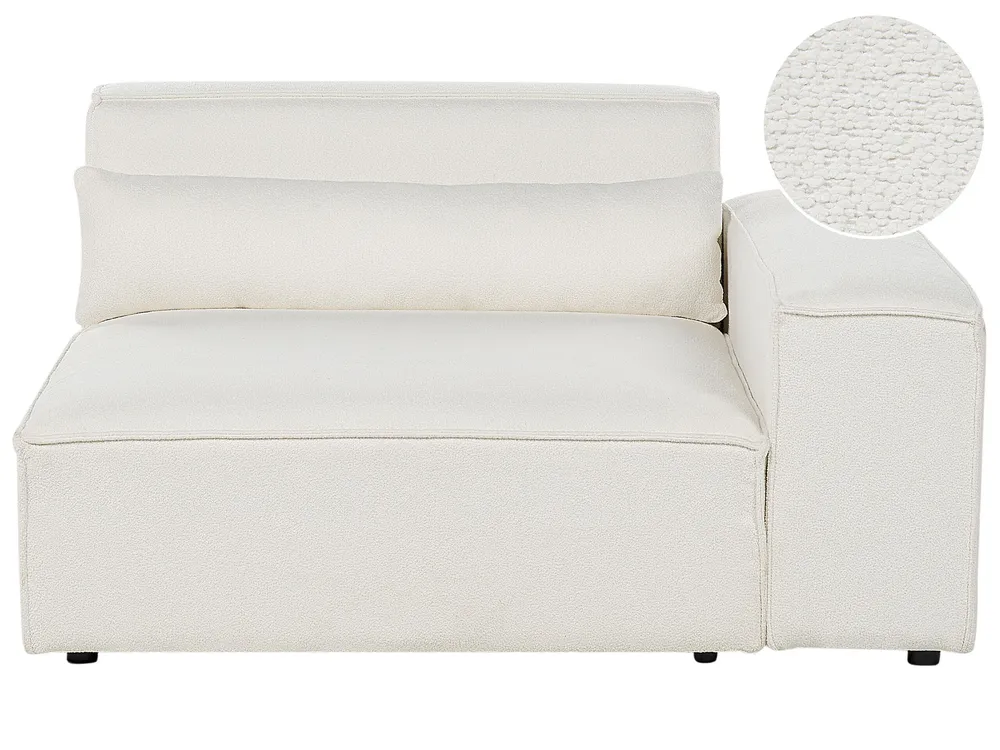 Left Hand Boucle Corner Seat Blanc pur HELLNAR