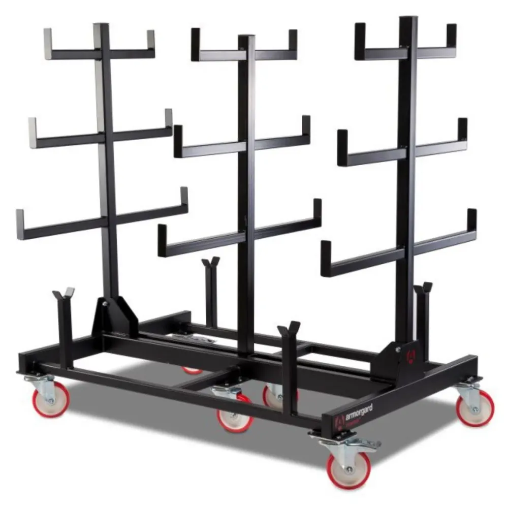 Armorgard PR2 Mobile Piperack Wheeled Storage 2 Tonne Capacity Pipes 1560mm x 1010mm x 1570mm