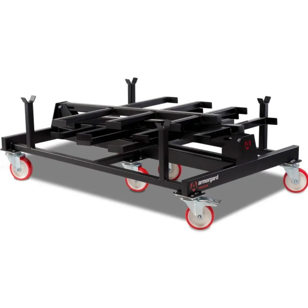 Armorgard PR2 Mobile Piperack Wheeled Storage 2 Tonne Capacity Pipes 1560mm x 1010mm x 1570mm