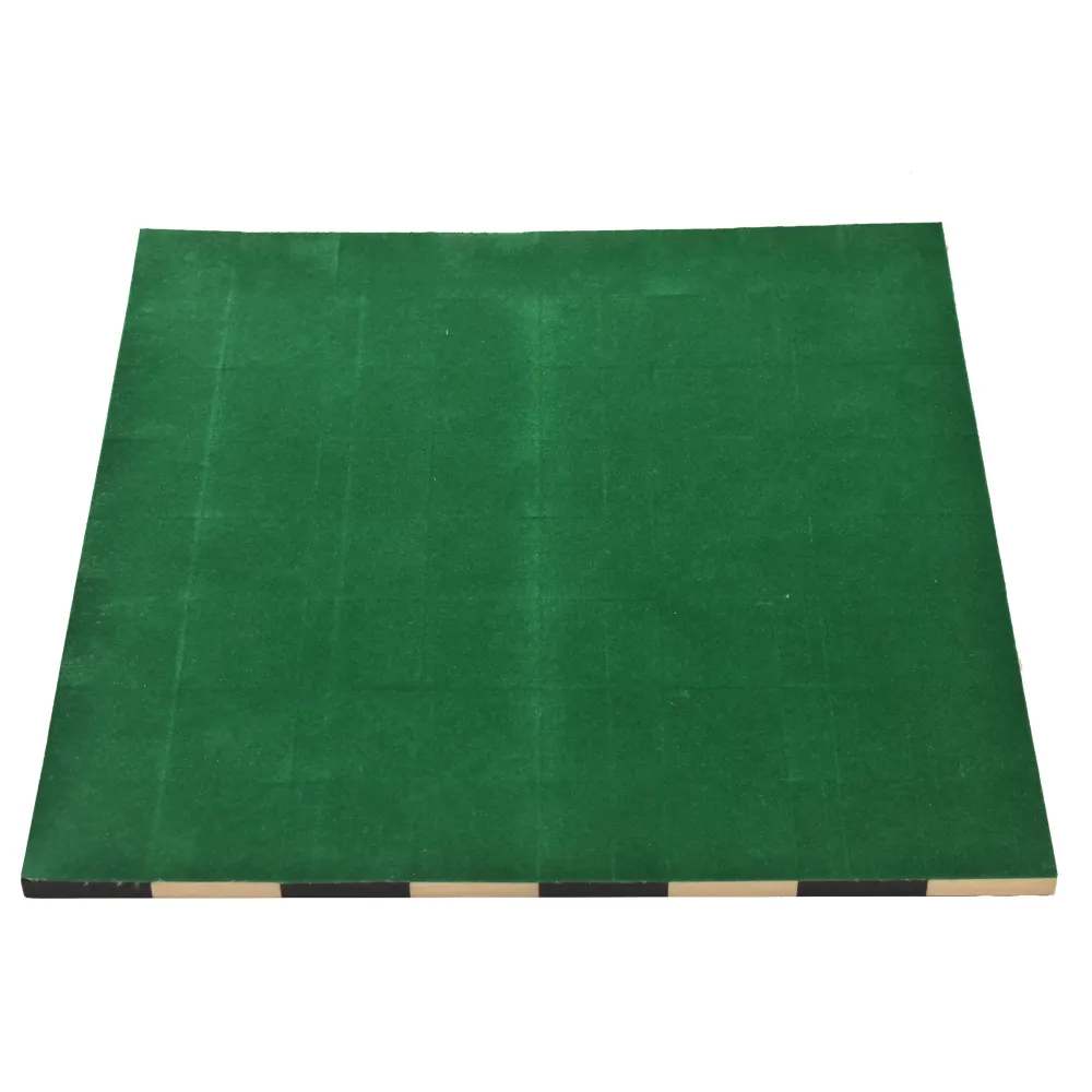 Échiquier de voyage enroulable en bois massif de 13 pouces, réalisé en bois de Bois de rose doré et en érable - cases de 4...