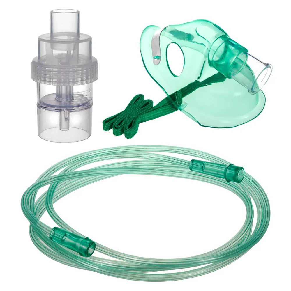 Elmarr Ensemble d'accessoires de rechange pour inhalateur – Masque, récipient à médicaments, tube, taille pour enfants
