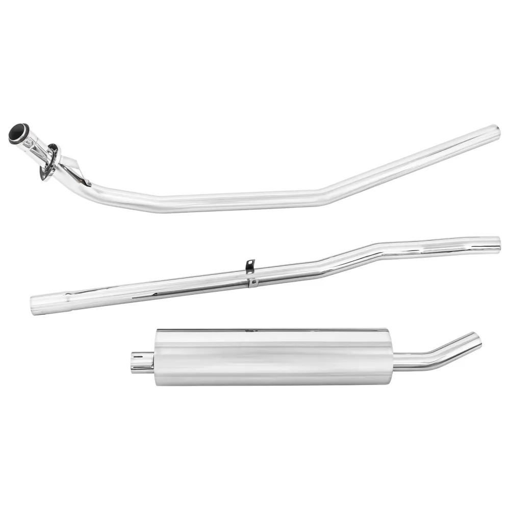 EXHAUST SYSTEM, TOURIST TROPHY, STAINLESS MÉTAL, MGA
